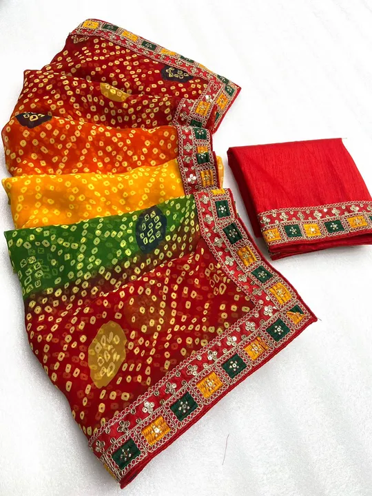 New arrivals *multi chunner *😍

Fabric & details 🟰 *latest design in beautiful chunri bandhni sare uploaded by BOKADIYA TEXOFIN on 8/12/2023