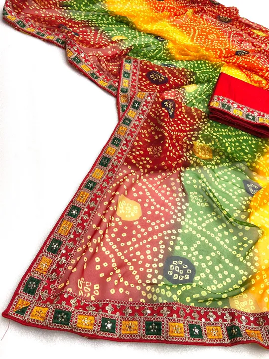 New arrivals *multi chunner *😍

Fabric & details 🟰 *latest design in beautiful chunri bandhni sare uploaded by BOKADIYA TEXOFIN on 8/12/2023