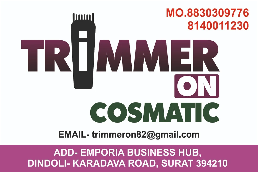 Visiting card store images of TRIMMERON COSMETIC 