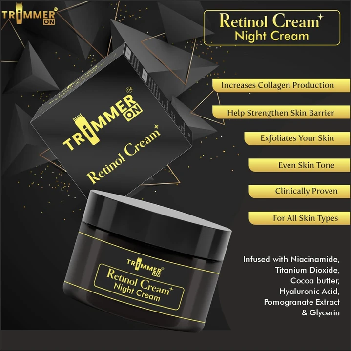 Retinol Cream, Night Cream  uploaded by TRIMMERON COSMETIC  on 8/12/2023