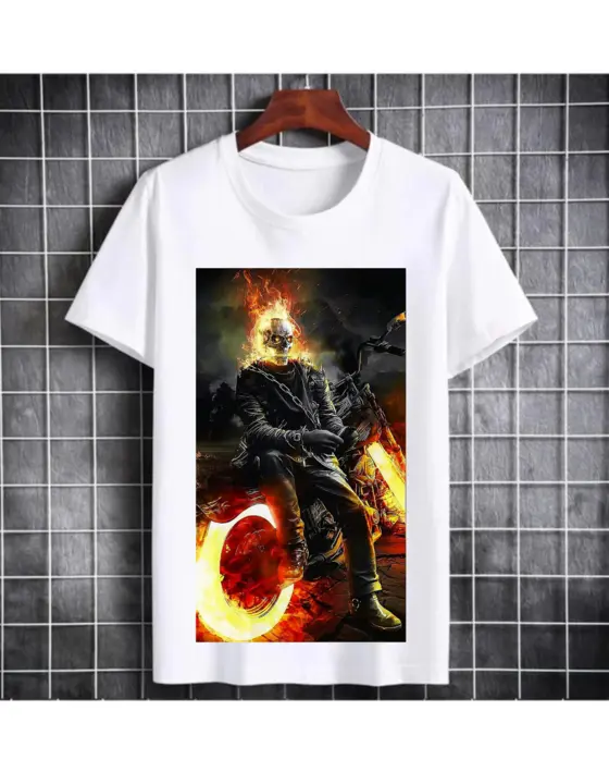 White tshirt with customised print  uploaded by S.S garment on 8/12/2023