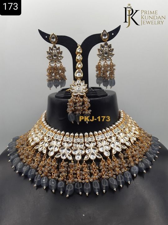 Premium quality kundan jewellery  uploaded by business on 3/19/2021
