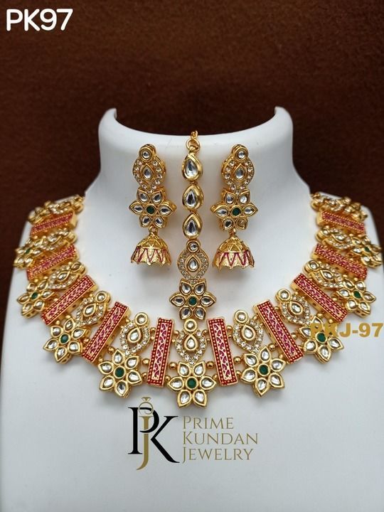 Premium quality kundan jewellery  uploaded by business on 3/19/2021