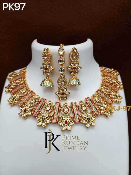 Premium quality kundan jewellery  uploaded by Prime Kundan Jewelry  on 3/19/2021