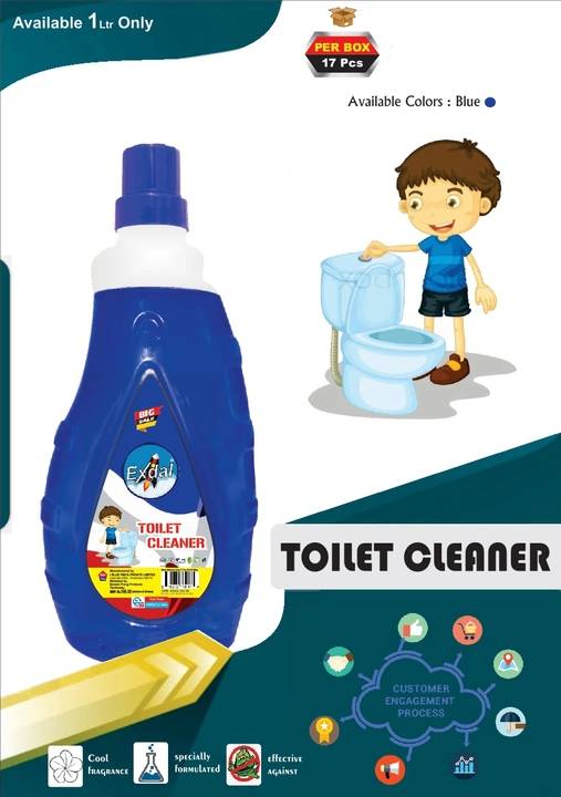 Exdal Toilet Cleaner 1 Ltr uploaded by FreshAir Exporters on 8/12/2023