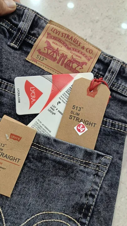 Branded jeans pent knitted heavy quality  uploaded by Panther garments - manufacturing  on 8/12/2023