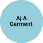 Business logo of Aj garment