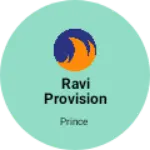 Business logo of Ravi provision store