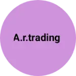 Business logo of A.R.TRADING