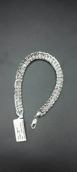 Sterling silver 925 Rakhi Hollow braceletes uploaded by business on 8/13/2023