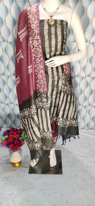 Pure cotton suit  uploaded by Nayra handloom manufacturers  on 8/13/2023