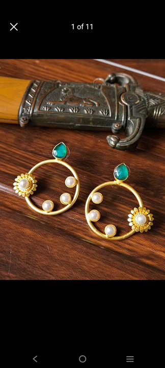  antic earing uploaded by T.P jewellery gold& Silver on 8/13/2023