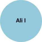 Business logo of Ali i