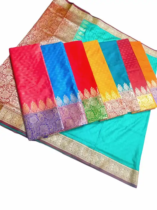 Satin Silk Saree uploaded by business on 8/13/2023