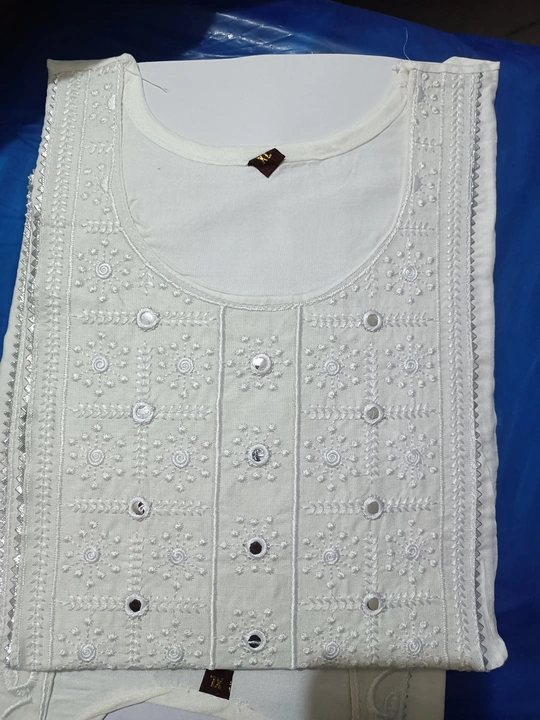 White Kurti  uploaded by business on 8/13/2023