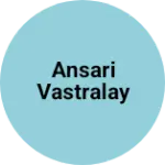 Business logo of Ansari vastralay