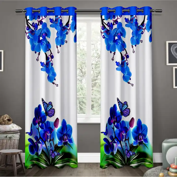 *3D Digital Printed Curtain*

📌Quality Long Crush fabric 😯✨
🏡Home washable
🎀Digitally Printed
✨M uploaded by business on 8/13/2023