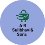Business logo of A R Sulibhavi&sons