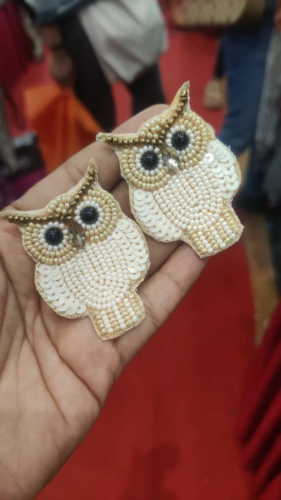 Owl handmade earrings  uploaded by business on 8/13/2023