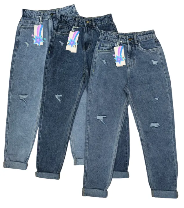 MOM FIT TORN JEANS  uploaded by business on 8/13/2023