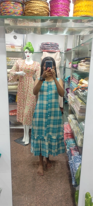 Cotton frill kurthi uploaded by Sariya Fashion Enclave on 8/13/2023
