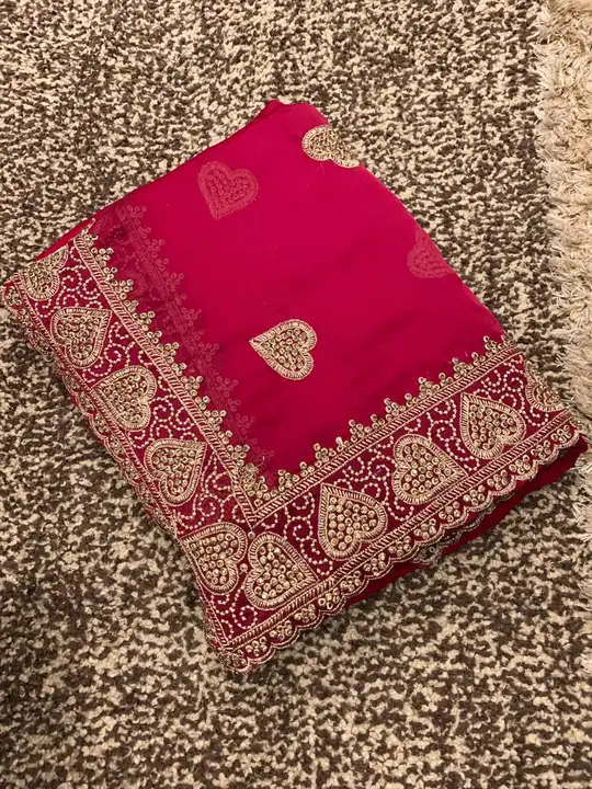 Party wear saree df uploaded by pink Rose fashion Store  on 8/13/2023