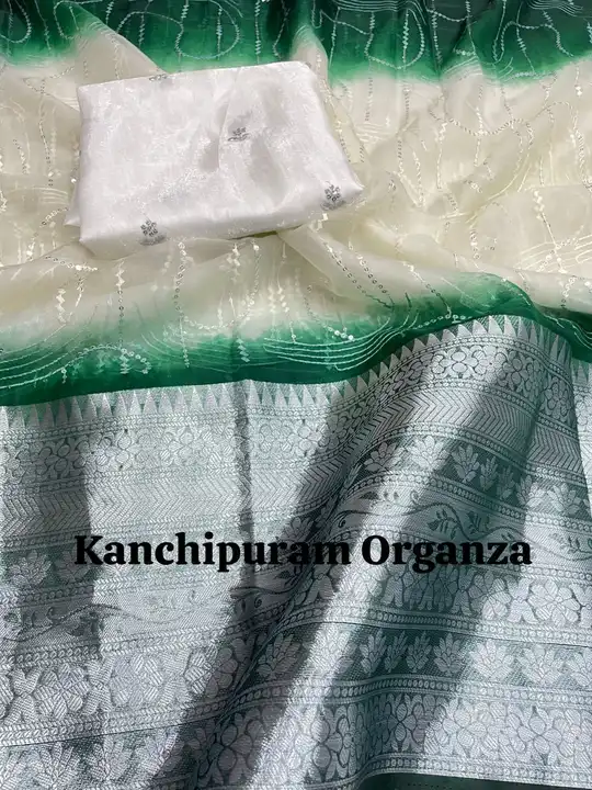 New arrivals

*Pure Kanchipuram Organza Saree with worked all over with shaded concepts*

*Saree wit uploaded by BOKADIYA TEXOFIN on 8/13/2023