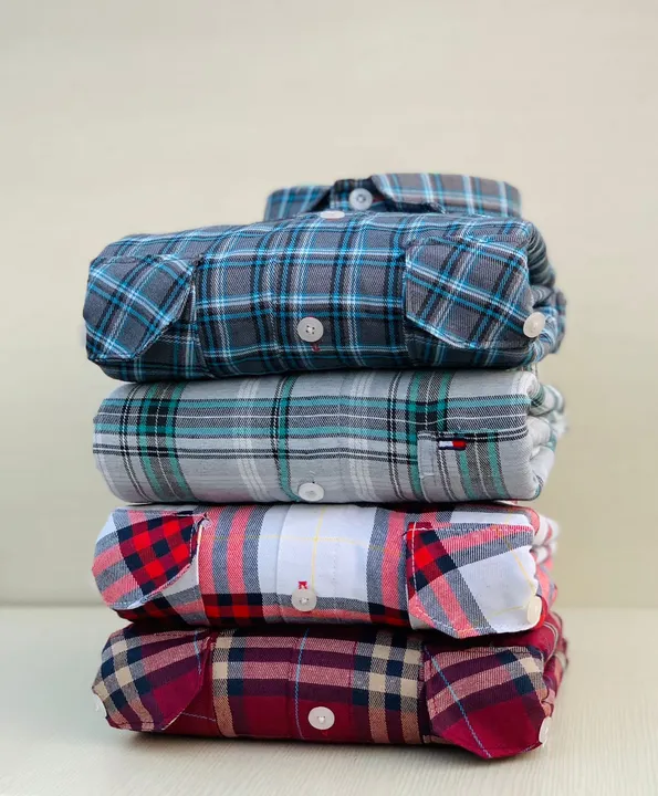 Double pocket check shirt for men uploaded by Miniature Mall on 8/13/2023