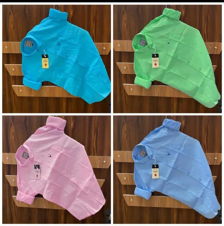 Solid coloured premium shirt for men uploaded by Miniature Mall on 8/13/2023
