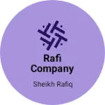 Business logo of Rafi company