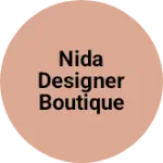 Business logo of Nida designer boutique