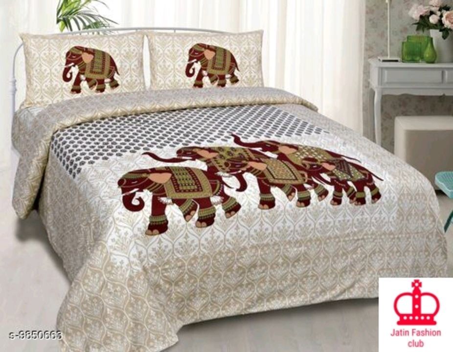 Post image Gorgeous🌺 Versatile Bedsheets

100% pure cotton💥
new white base designs
double bed bedsheet with two pillow covers
Bedsheet Size : 108 x 95 in Pillow Size : 25 x 18 cm  WhatsApp. 7206529660 only