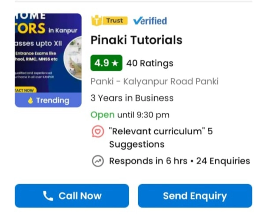 JustDial Trusted Tutorials uploaded by Pinaki Learnings on 8/13/2023