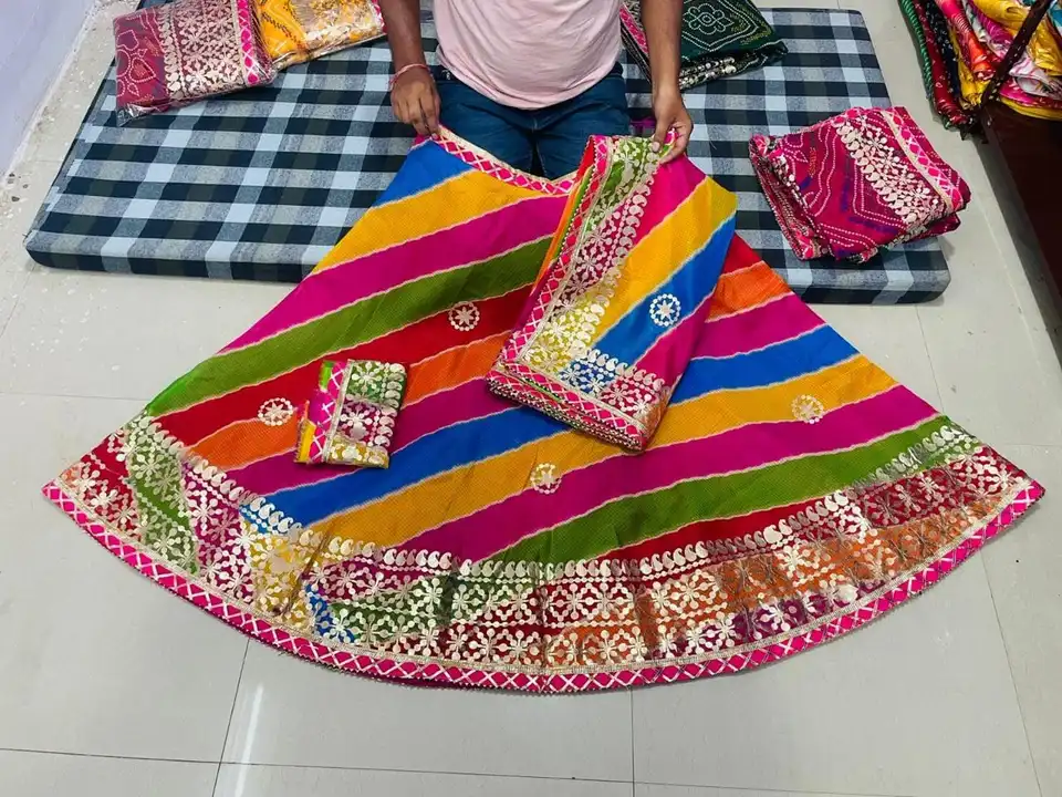 New Rate with full stock

💃 *Beautiful Super Hit Desgin  kota Doriya lahnga set  with print 😍* 💃
 uploaded by business on 8/14/2023