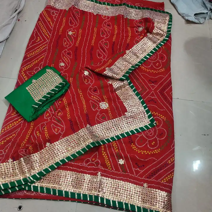 *Ready To Dispatch🤗*

😍🥰😍🥰🥰😍😍😍😍😍😍😍
🌹 ** *Special bhandhani*


🌹 *Original  product*
* uploaded by Gotapatti manufacturer on 8/14/2023