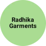 Business logo of Radhika garments