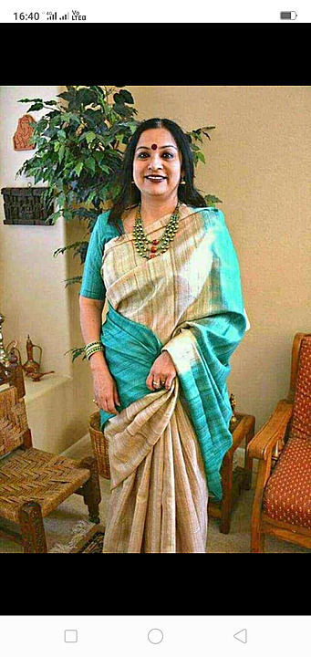 Handloom gicha dye.silk saree uploaded by business on 7/16/2020
