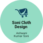 Business logo of Soni cloth design
