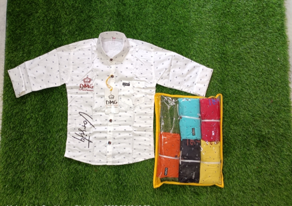 Kids shirts 👔 uploaded by Dm.mukut (garments) on 8/14/2023