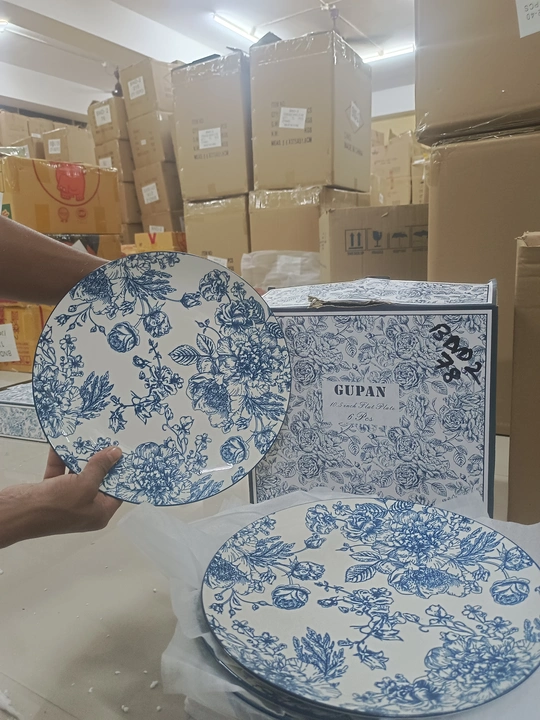 Ceramic plates small 6 piece set uploaded by Garg enterprises on 8/14/2023