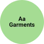 Business logo of AA garments