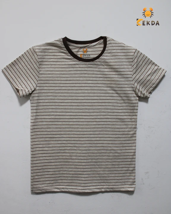 BOYS STRIPES PLAIN T-SHIRT, SIZE:6Y TO 16Y uploaded by business on 8/14/2023
