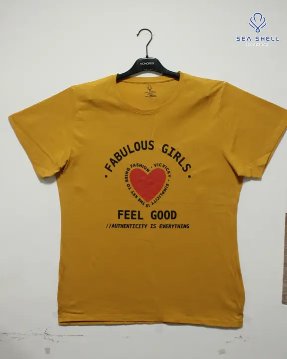 WOMEN'S ROUND NECK T-SHIRT, SIZE: S TO 5XL.. uploaded by Avarnas :70109-86098  on 8/14/2023
