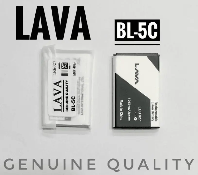 LAVA BL-5C BATTERY AVAILABLE 6MONTH WARRANTY  uploaded by Heartium®️ Company on 8/14/2023