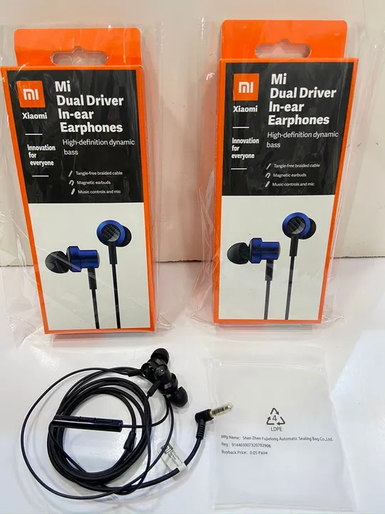 MI DUAL DRIVE EARPHONE METAL SUPERB SOUND QUALITY  uploaded by business on 8/14/2023