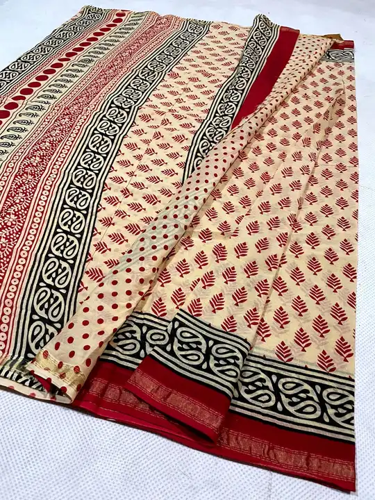 Chanderi prints shree uploaded by business on 8/14/2023