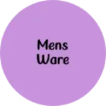 Business logo of Mens ware
