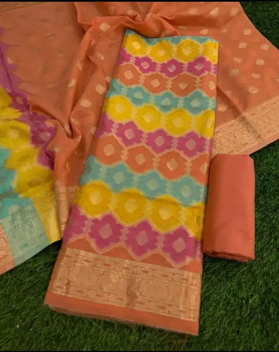 Banarasi Tilfi Cotton Suits  uploaded by REGALIA WEAVERS ENTERPRISES on 8/14/2023