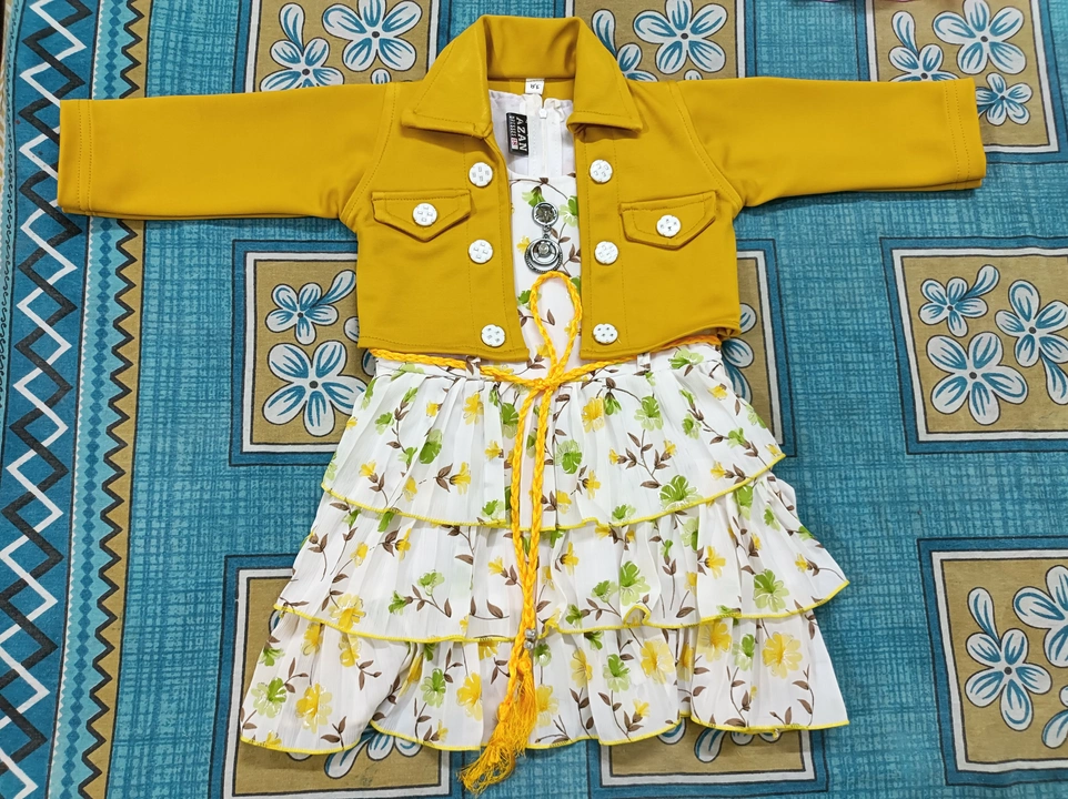 Frell frocks with jacket + size 16,18 uploaded by Azan dresses on 8/14/2023