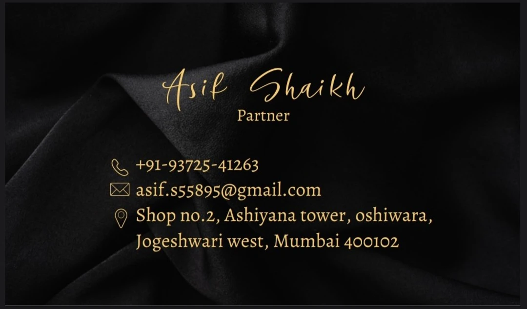 Visiting card store images of Classic wear